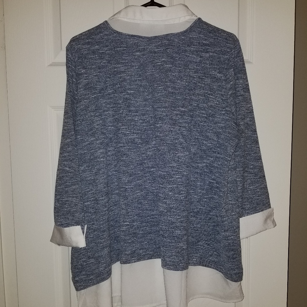 Layered Look Sweater - Picture 2 of 4